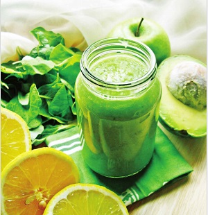 Detox Juice Avocado Spinach