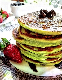 Diet Keto Pancake Pandan