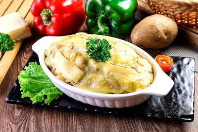 Kentang Bayam Keju Kukus