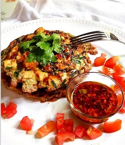 Omellet Tahu Saus Asam Manis