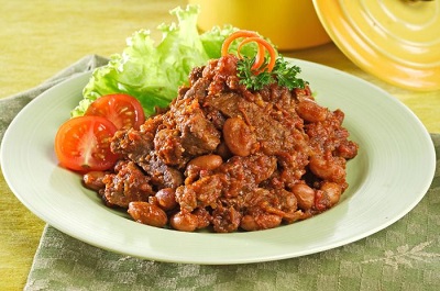 Tumis Daging Kacang Merah