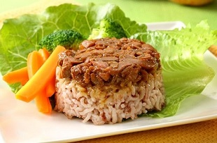 Nasi Tim Jamur Rendah Kalori