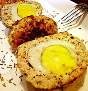 Menu Diet Bola Ayam isi Telur