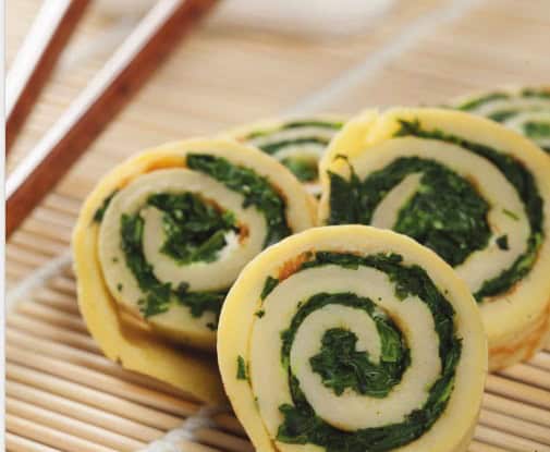 Menu Diet : Pancake Roll Bayam