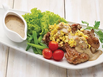 Menu Diet : Salad Ayam Saus Wijen