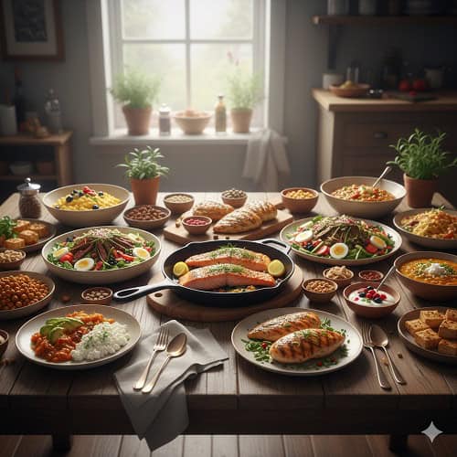 Menu Makan Siang Tinggi Protein