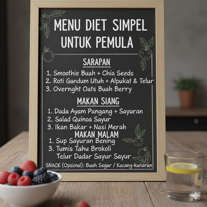 Menu Diet Simpel untuk Pemula