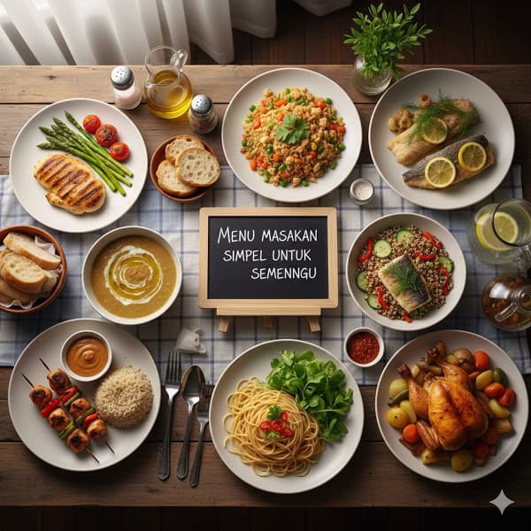 Menu Masakan Simpel untuk Seminggu