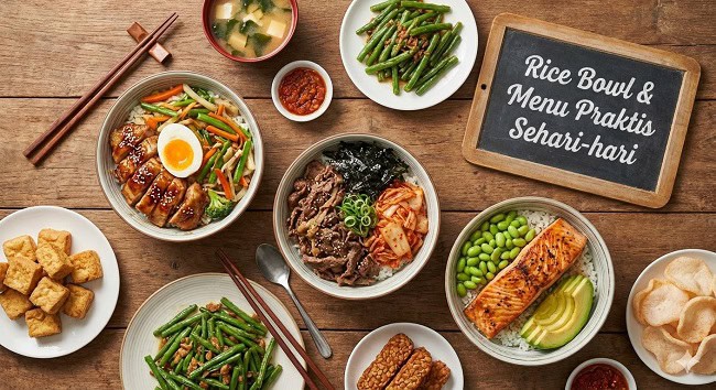 Rice Bowl & Menu Praktis Sehari-hari
